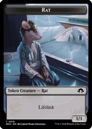 Rat // Energy Reserve Double-Sided Token (MH3-19 // 36)  - Modern Horizons 3