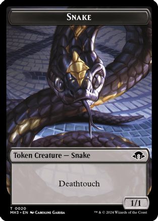 Snake // Energy Reserve Double-Sided Token (MH3-20 // 36)  - Modern Horizons 3