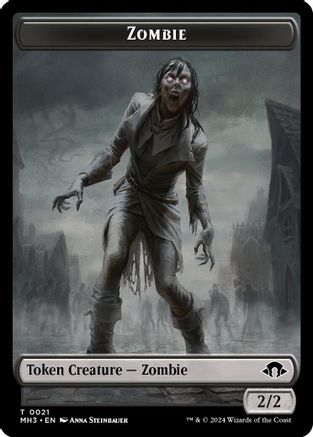 Zombie // Energy Reserve Double-Sided Token (MH3-21 // 36)  - Modern Horizons 3