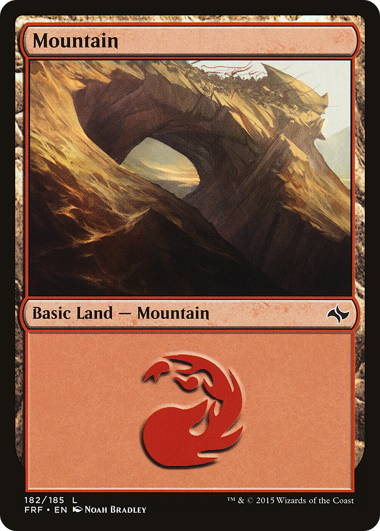 Mountain (182) (FRF-182) - Fate Reforged Foil