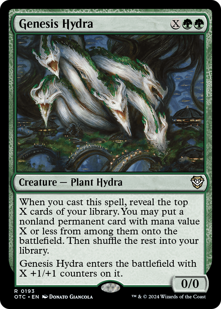 Genesis Hydra (OTC-193)  - Outlaws of Thunder Junction Commander