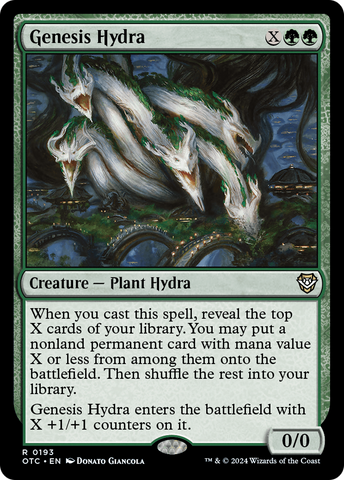 Genesis Hydra (OTC-193)  - Outlaws of Thunder Junction Commander