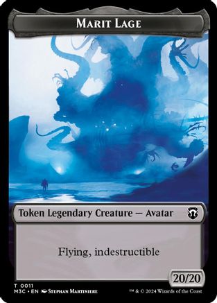Marit Lage (Ripple Foil) // Sand Warrior Double-Sided Token (M3C-11 // 23)  Foil - Modern Horizons 3 Commander