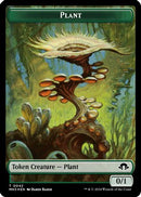 Plant (Ripple Foil) // Zombie  Double-Sided Token (MH3-42 // 21)  Foil - Modern Horizons 3