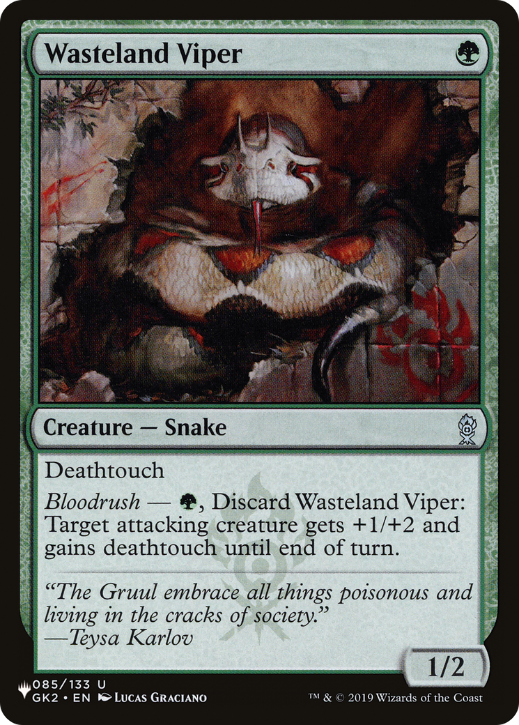 Wasteland Viper (LIST-GK2-85)  - The List