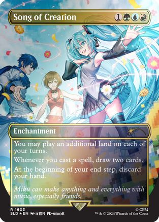 Song of Creation (Rainbow Foil) (SLD-1603)  Foil - Secret Lair Drop Series
