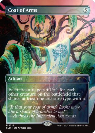 Coat of Arms (Rainbow Foil) (SLD-1712)  Foil - Secret Lair Drop Series