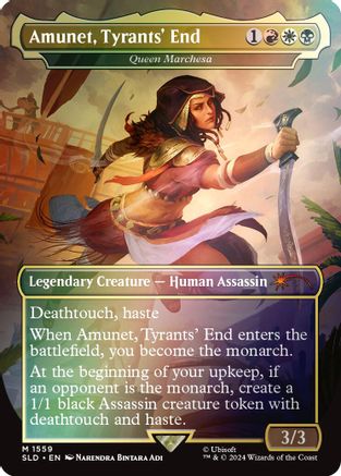 Amunet, Tyrants' End - Queen Marchesa (Rainbow Foil) (SLD-1559)  Foil - Secret Lair Drop Series