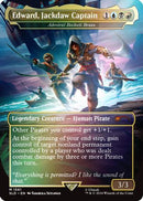 Edward, Jackdaw Captain - Admiral Beckett Brass (Rainbow Foil) (SLD-1561)  Foil - Secret Lair Drop Series