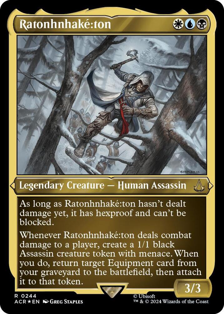 Ratonhnhake:ton (Foil Etched) [Assassin's Creed]