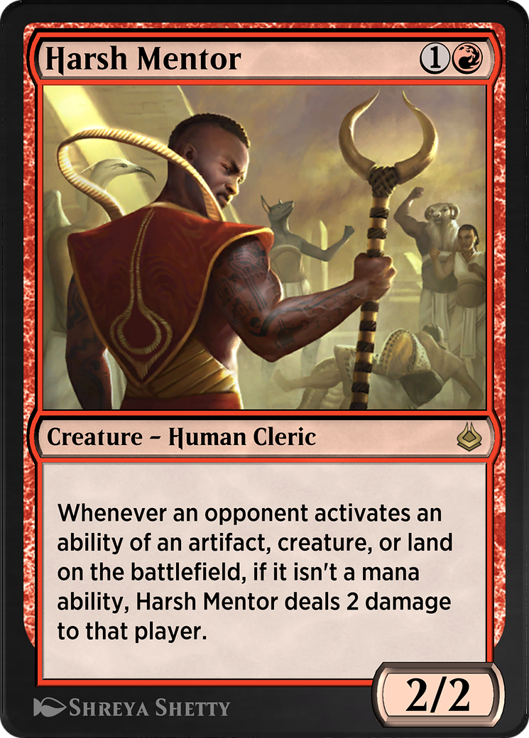 Harsh Mentor (AKR-158)  - Amonkhet Remastered