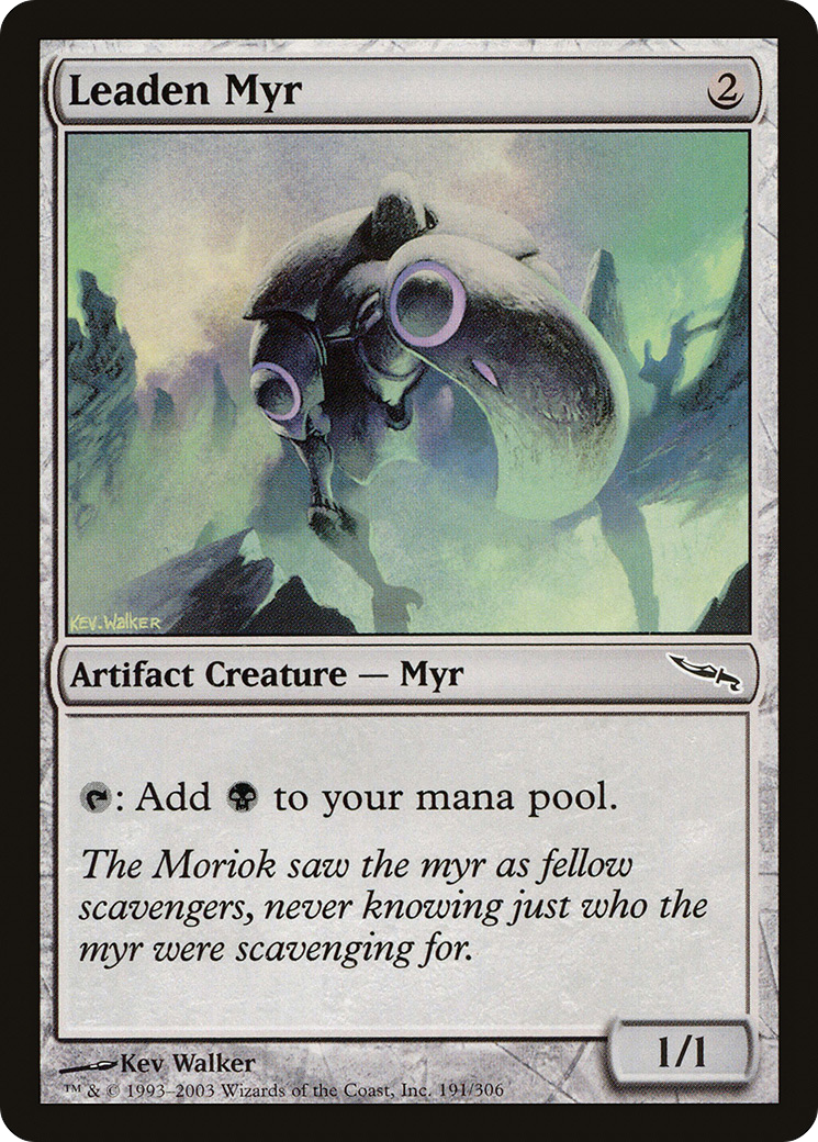 Leaden Myr (MRD-191)  - Mirrodin