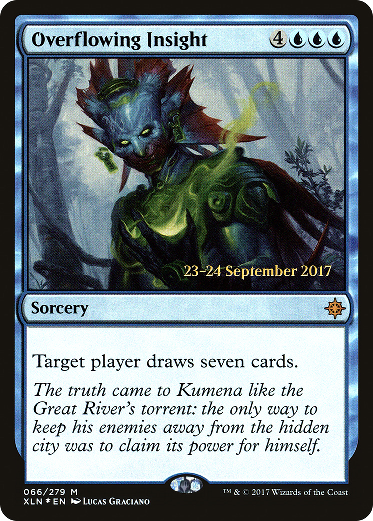 Overflowing Insight (PRE-066)  Foil - Ixalan Promos