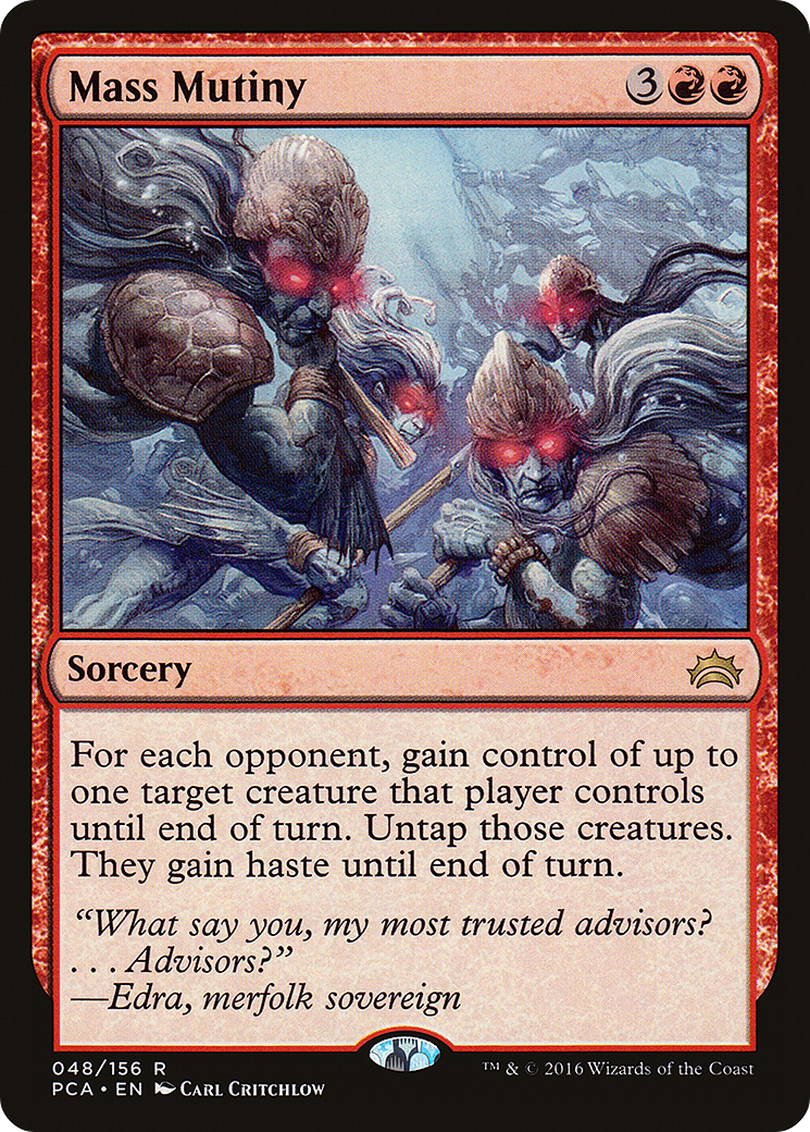 Mass Mutiny (PCA-048)  - Planechase Anthology