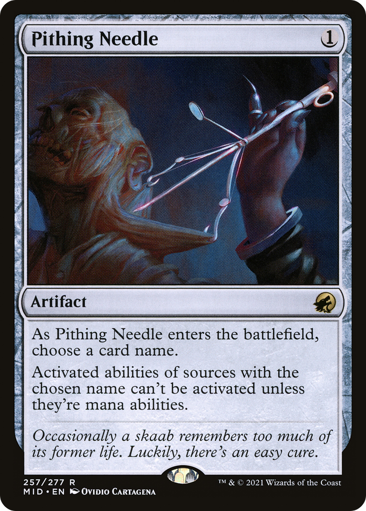 Pithing Needle (MID-257)  - Innistrad: Midnight Hunt