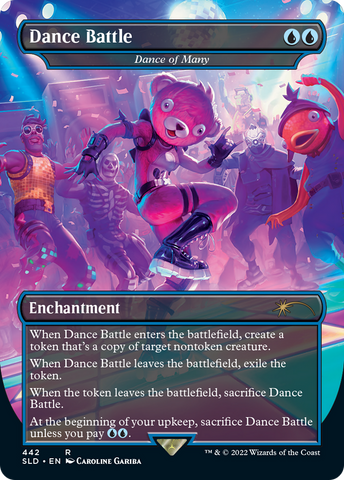 Dance Battle - Dance of Many (SLD-442)  Foil - Secret Lair Drop / Dance Battle (Borderless)