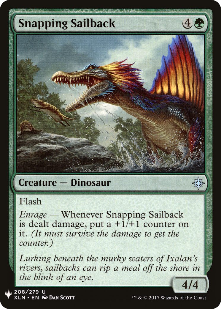 Snapping Sailback (LIST-208)  - The List