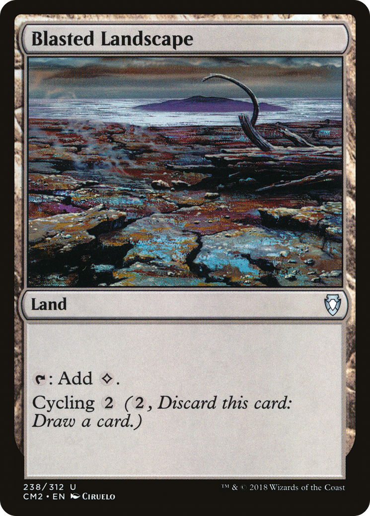Blasted Landscape (CM2-238)  - Commander Anthology Volume II