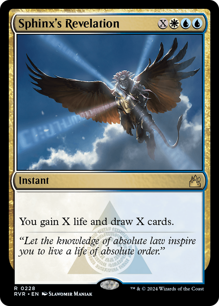 Sphinx's Revelation (RVR-228)  - Ravnica Remastered