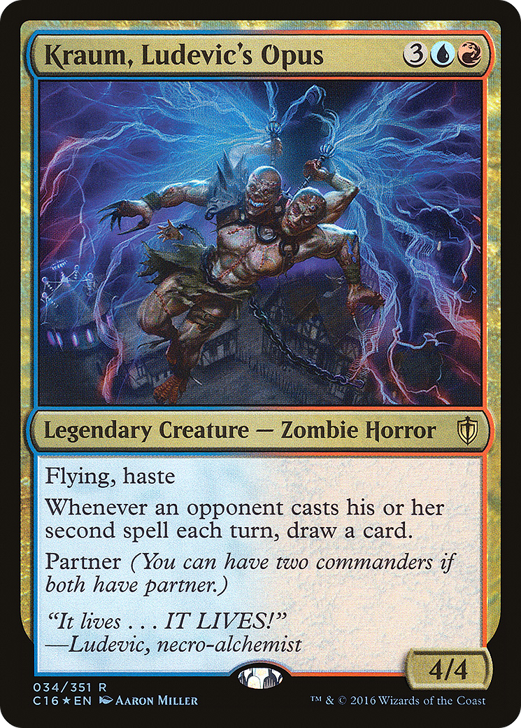 Kraum, Ludevic's Opus (C16-034)  Foil - Commander 2016