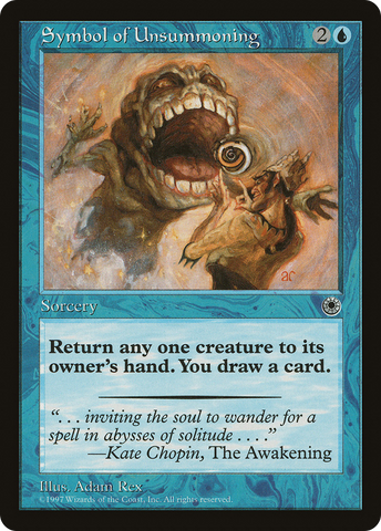 Symbol of Unsummoning (POR-)  - Portal