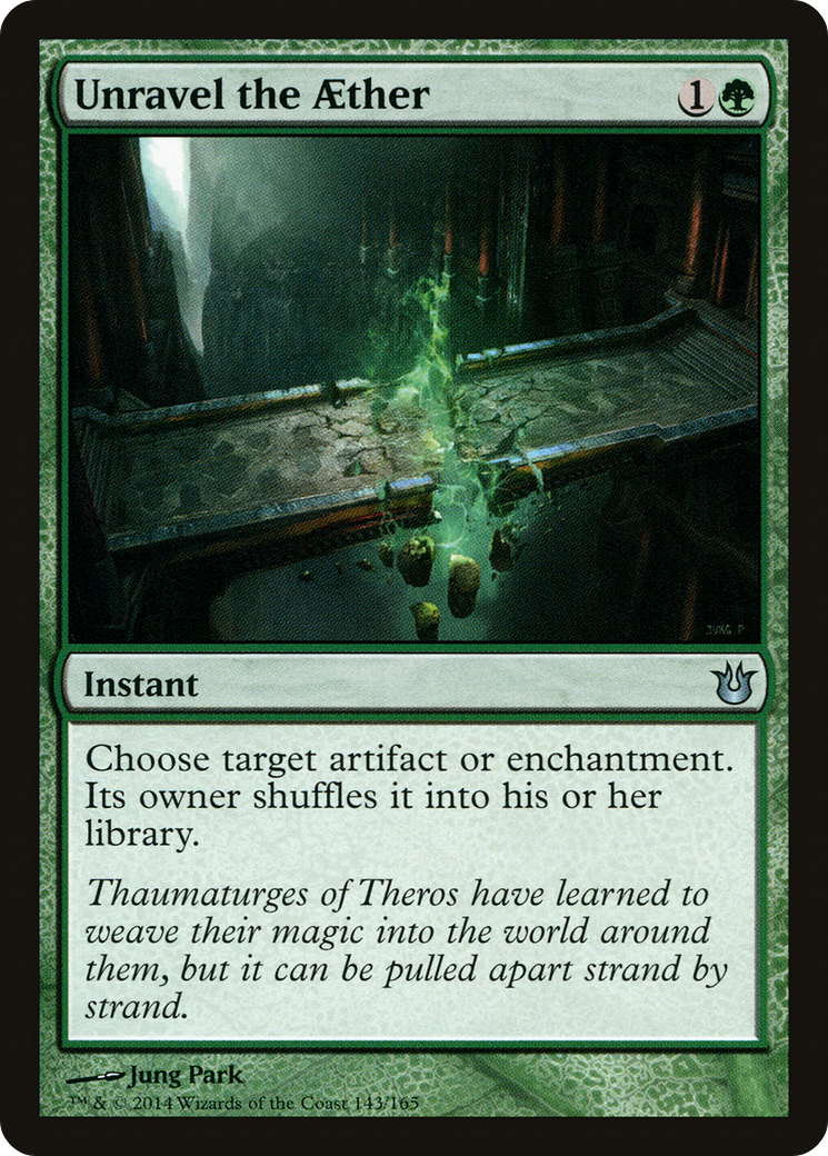 Unravel the Aether (BNG-143)  Foil - Born of the Gods