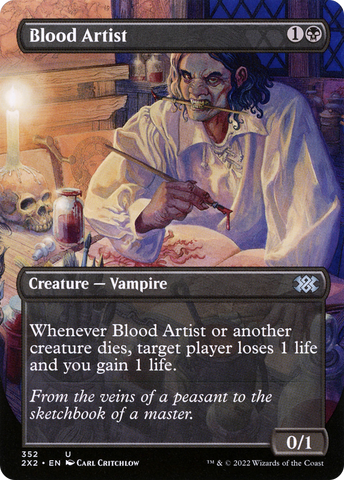 Blood Artist (Borderless) (2X2-352)  - Double Masters 2022