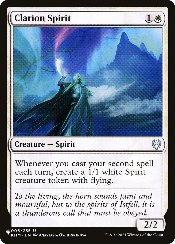Clarion Spirit (LIST-KHM-6)  - The List