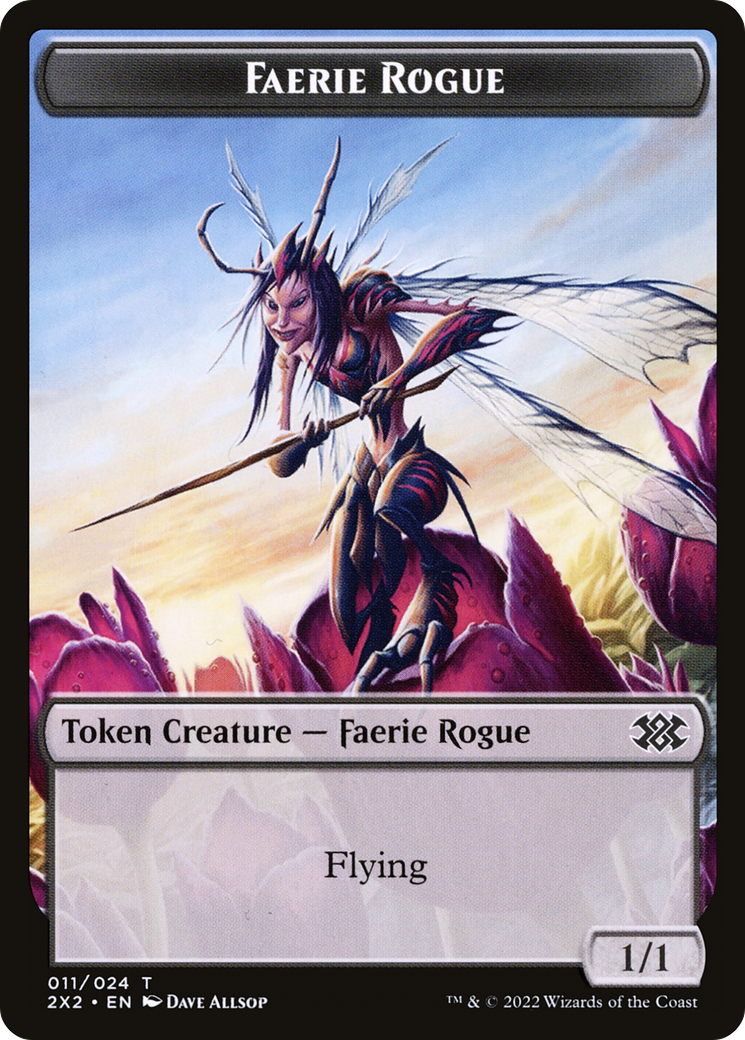 Faerie Rogue (T2X2-011)  Foil - Double Masters 2022 Tokens