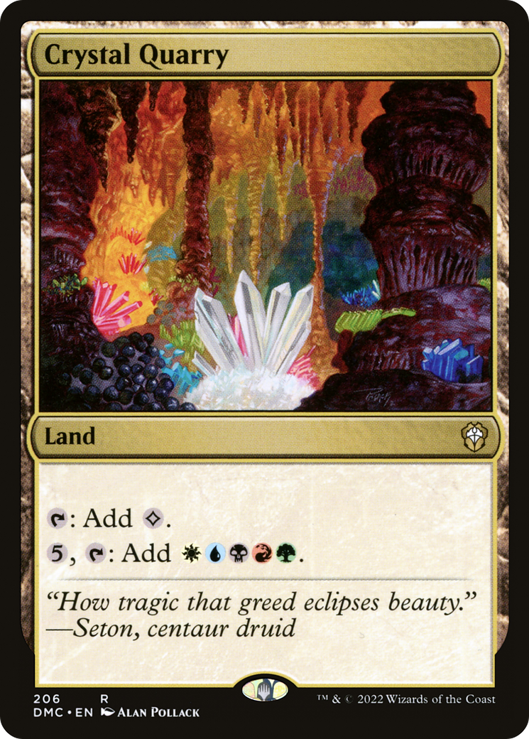 Crystal Quarry (DMC-206)  - Dominaria United Commander