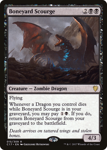 Boneyard Scourge (C17-015)  - Commander 2017