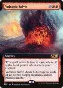 Volcanic Salvo (Extended Art) (M21-371)  - Core Set 2021: (Extended Art)