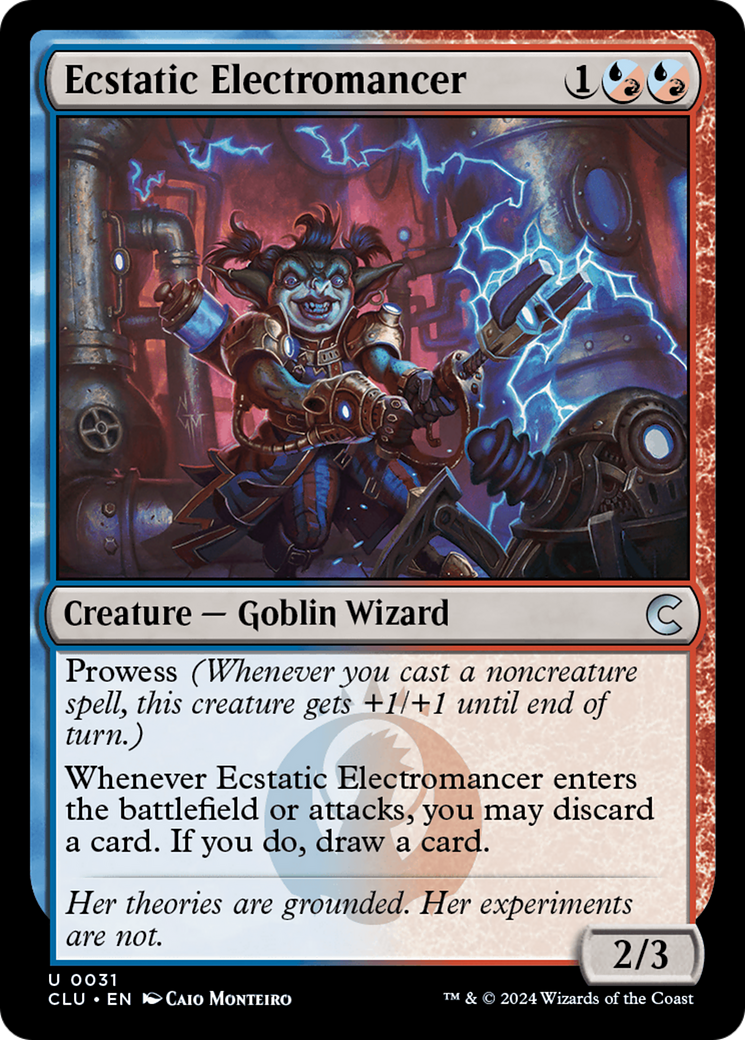 Ecstatic Electromancer (CLU-031)  - Ravnica: Clue Edition