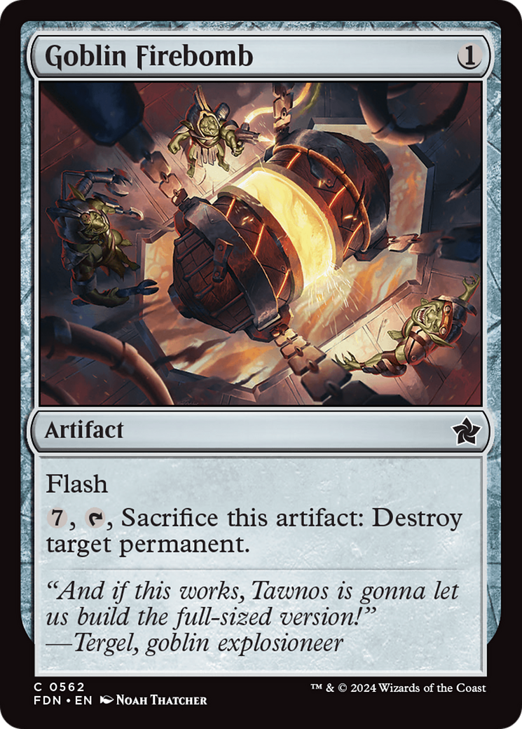 Goblin Firebomb (FDN-562)  - Foundations
