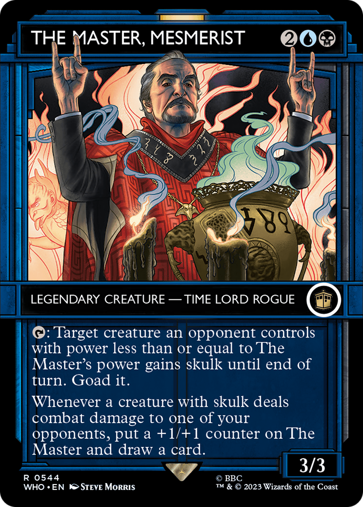 The Master, Mesmerist (Showcase) (WHO-544)  Foil - Doctor Who: (Showcase) (Borderless)