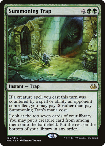 Summoning Trap (MM3-139)  - Modern Masters 2017