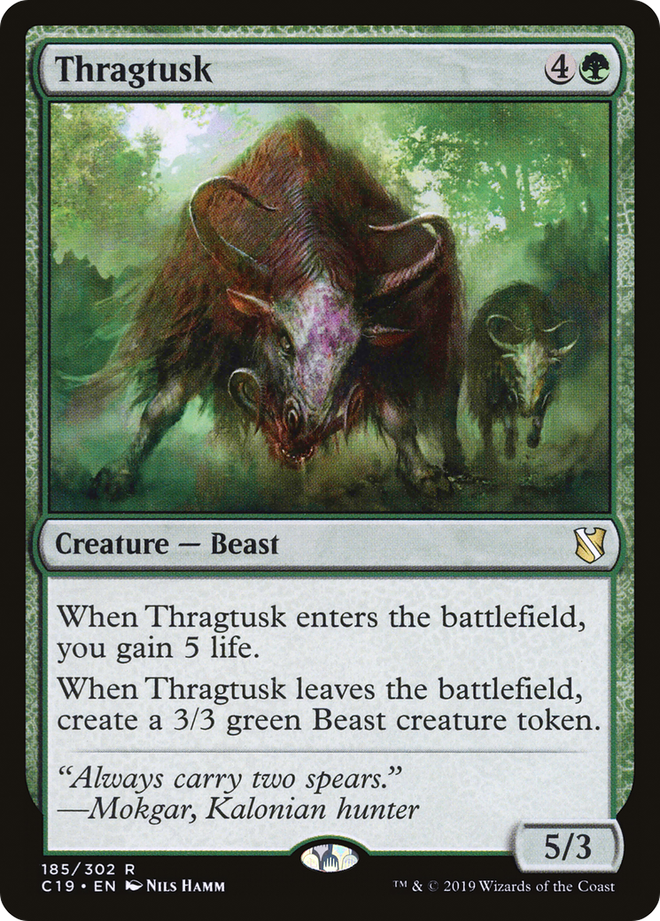 Thragtusk (C19-185)  - Commander 2019