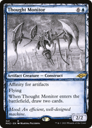 Thought Monitor (Showcase) (MH2-341)  Foil - Modern Horizons 2: (Showcase)