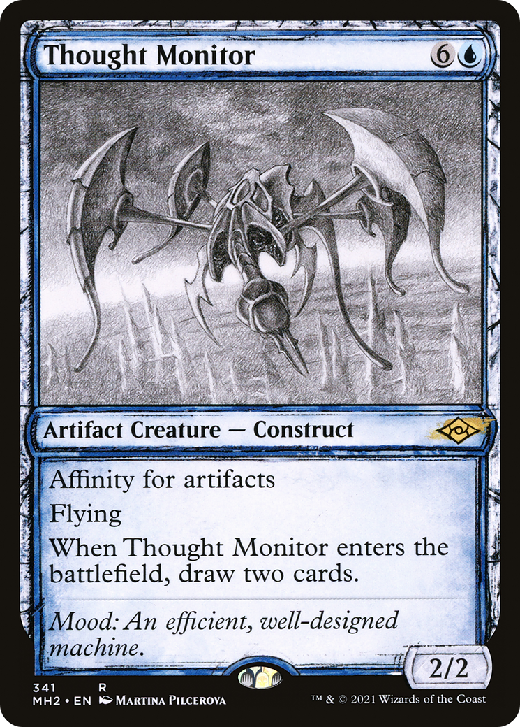 Thought Monitor (Showcase) (MH2-341)  Foil - Modern Horizons 2: (Showcase)