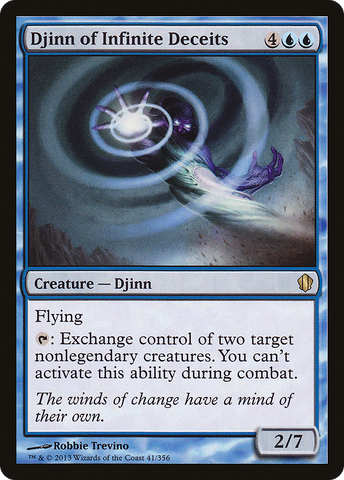 Djinn of Infinite Deceits (C13-041)  - Commander 2013