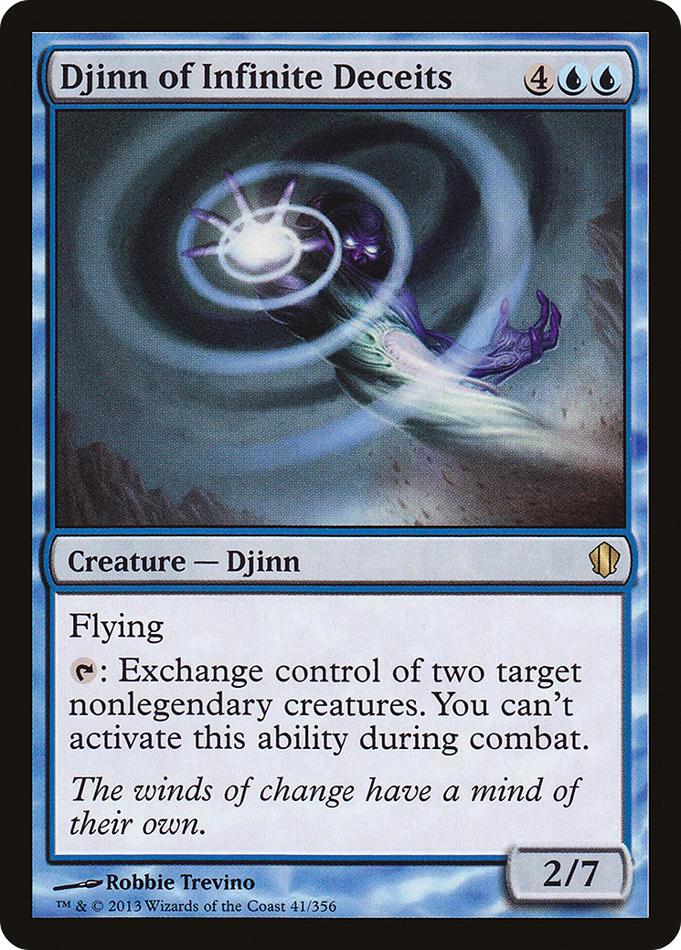Djinn of Infinite Deceits (C13-041)  - Commander 2013