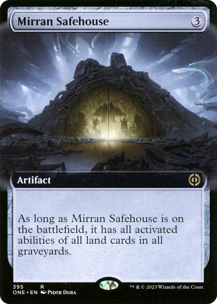 Mirran Safehouse (Extended Art) (ONE-395)  - Phyrexia: All Will Be One: (Extended Art)