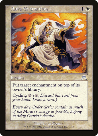 Aura Extraction (ONS-005)  Foil - Onslaught