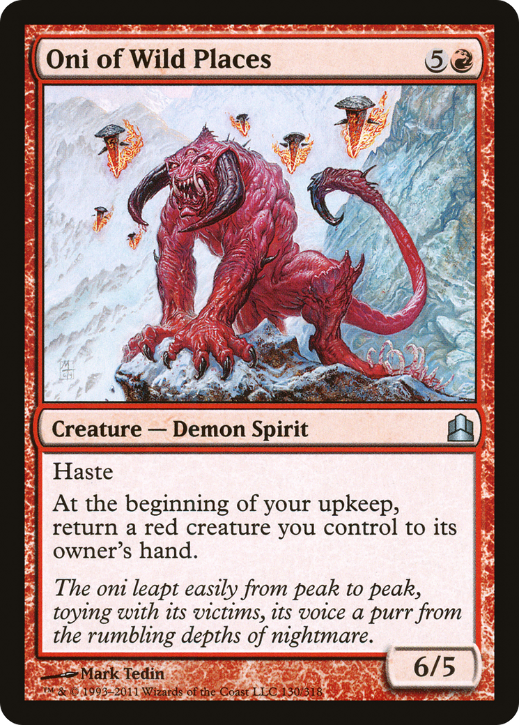 Oni of Wild Places (CMD-130)  - Commander 2011