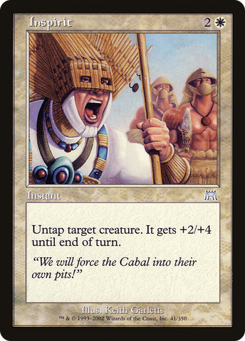 Inspirit (ONS-041) - Onslaught Foil