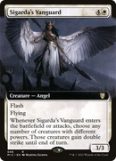 Sigarda's Vanguard (Extended Art) (MIC-046)  - Midnight Hunt Commander: (Extended Art)