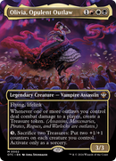Olivia, Opulent Outlaw (Borderless) (OTC-002)  Foil - Outlaws of Thunder Junction Commander