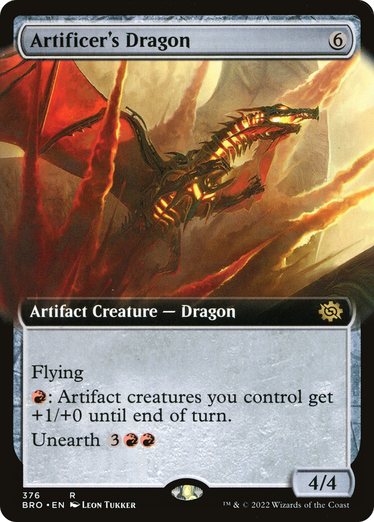 Artificer's Dragon (Extended Art) (BRO-376)  - The Brothers' War: (Extended Art)