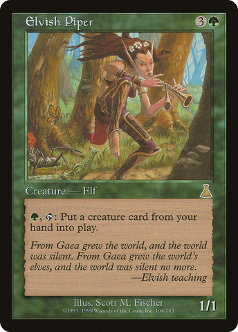 Elvish Piper (UDS-104)  Foil - Urza's Destiny