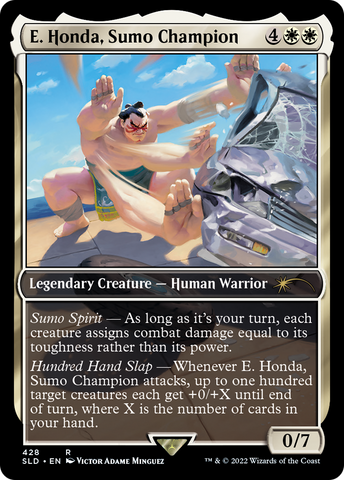 E. Honda, Sumo Champion (SLD-428)  Foil - Secret Lair Drop / E. Honda, Sumo Champion